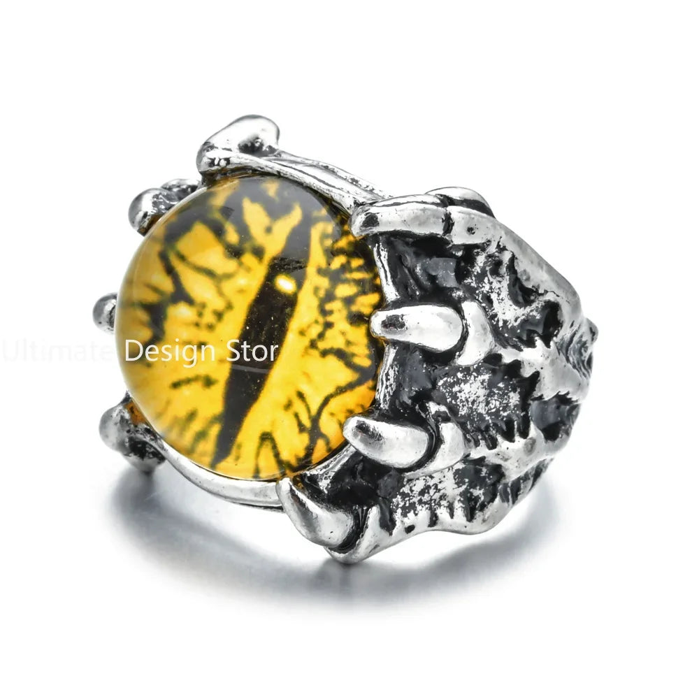 Glück Türkische Blaue Bösen blick Ringe Für Frauen Männer Mode Punk Teufel Auge Einstellbare Offenen Ring Trend Party Schmuck Zubehör