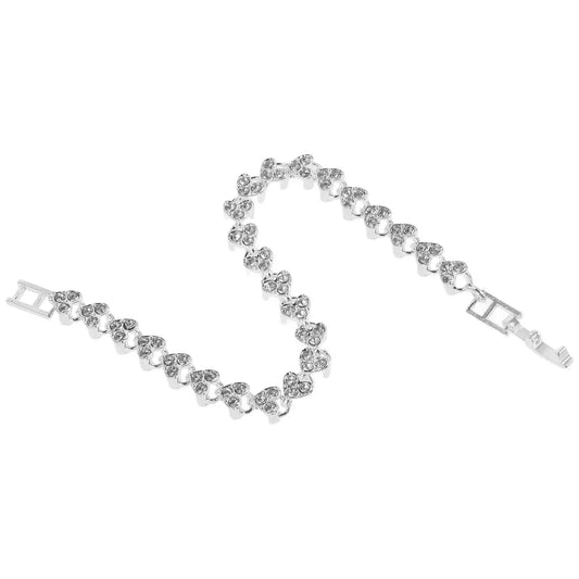 Kristall Wristb Exquisite Schmuck Frauen Armreif Frauen Armreif Mode Accessoires Geschenk Strass Armband Idee