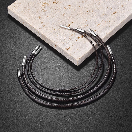 Mode handgemachte Leder gewachste Schnur Armbänder Glück Seil Armband & Armreifen für Frauen Männer Wachs Schnur Faden Armbänder