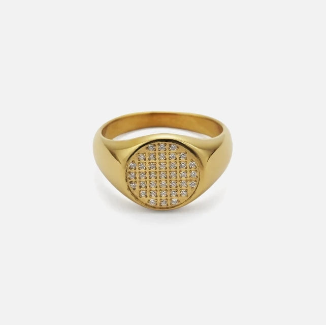 DASEIN Sommer Neue Gypsy Lines Einzigartige Zirkon Ring für Frauen 18k Gold Überzogene Edelstahl Minimalistischen Tänzerin Schmuck Ringe set
