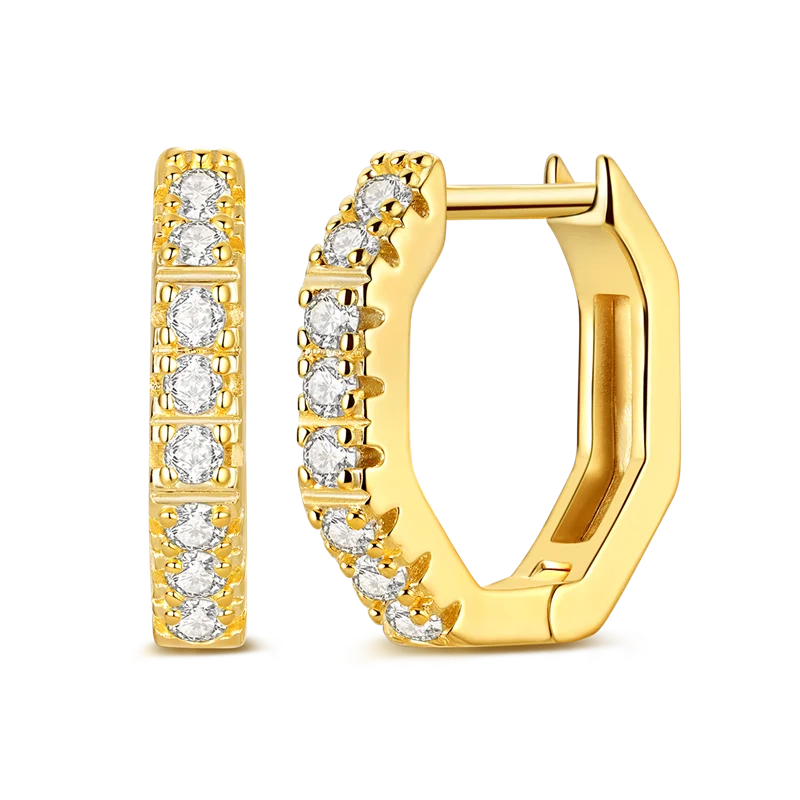 Ohrringe Original 925er Sterlingsilber Ohrstecker Tropfen Creolen Roségold für Frauen Mädchen Party Hochzeit Geburtstag Schmuck Geschenk