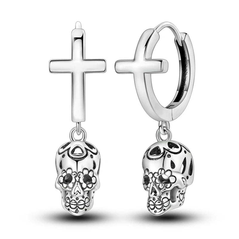 2025 neue 925 Sterling Silber Creolen Blumen Zirkon Tropfen Ohrringe Stud Für Frau Feine Geburtstag Hochzeit Schmuck Geschenke