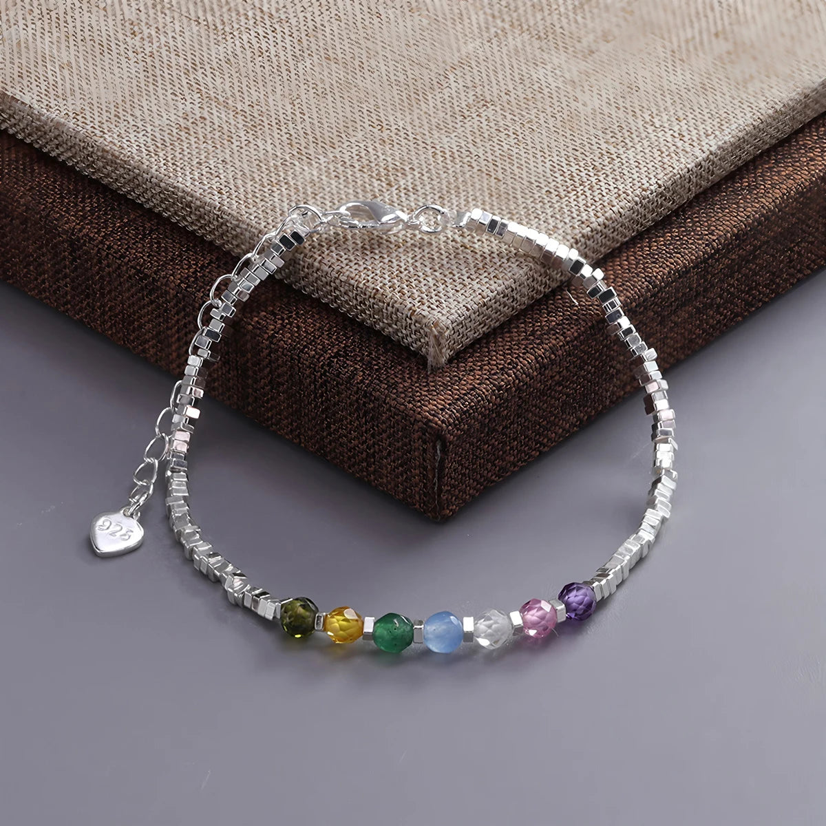 Panjbj sterling silber linie extrem feines armband für frauen lieben haert perle koreanisch ins süßes schmuck geschenk drops hipping