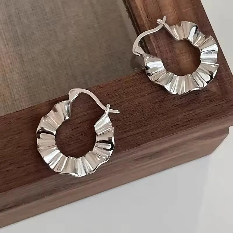VENTFILLE 925 Sterling Silber Bogen Knoten Ohr Clip für Frauen Mädchen Band Design Ballett Stil Süße Schmuck Geschenk Dropshipping