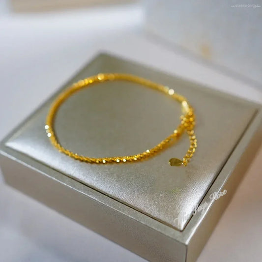 Licht Luxus Gold Farbe Funkelnden Armband Kette für Frauen Temperament Hohe Qualität Armband Weiblichen Vielseitig Charme Schmuck