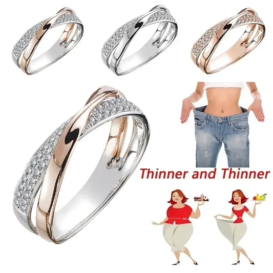 Magnetische Schlankheitsringe für Frauen, Gewichtsverlust, Gesundheitswesen, Fitness, Schmuck, brennendes Gewicht, Design, Öffnungstherapie-Ringe Alem
