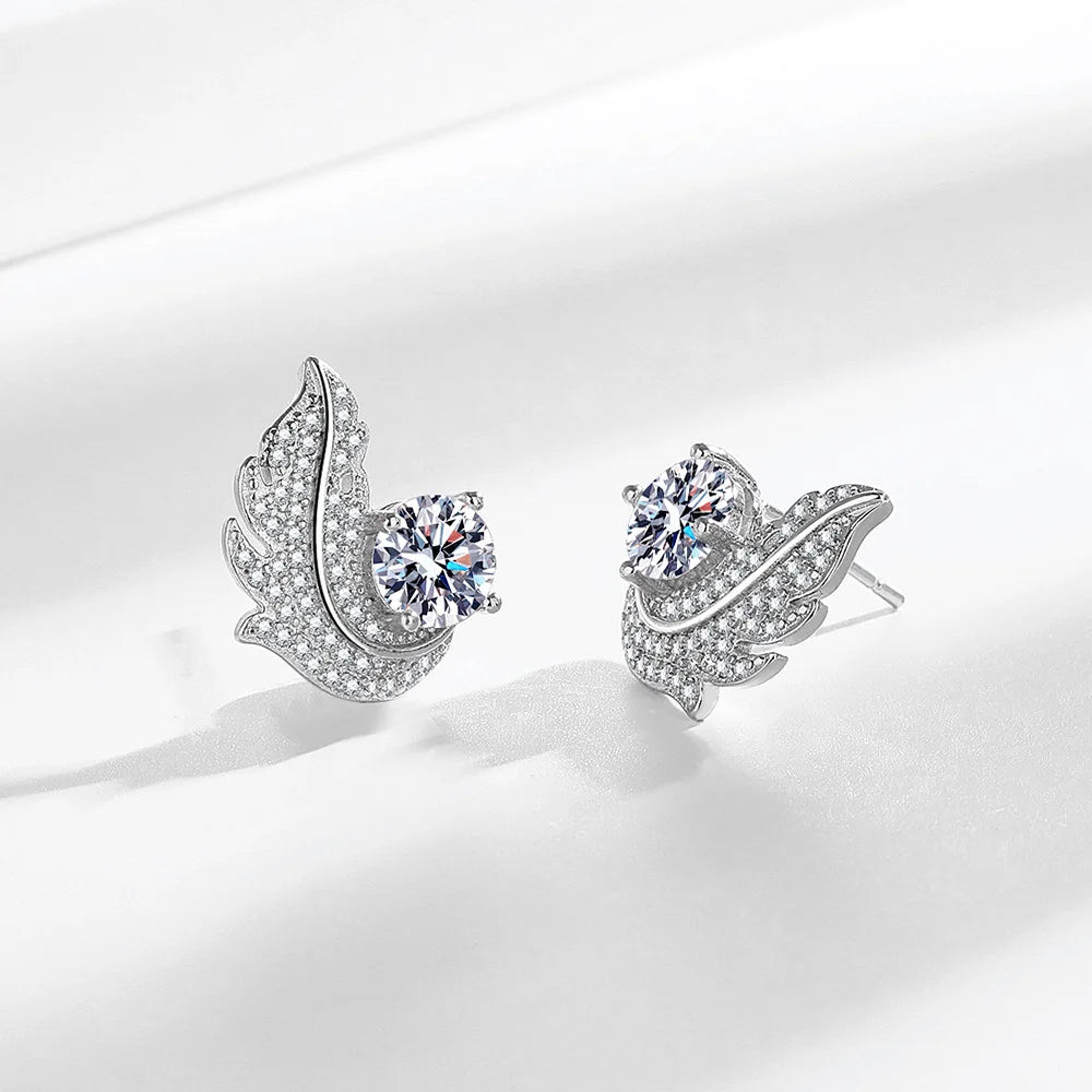 Creolen aus 925er-Sterlingsilber, Nadel, rosa Kristall, Herz-Creolen für Damen, modische geometrische Anhänger-Ohrringe, Luxus-Schmuck, Geschenke