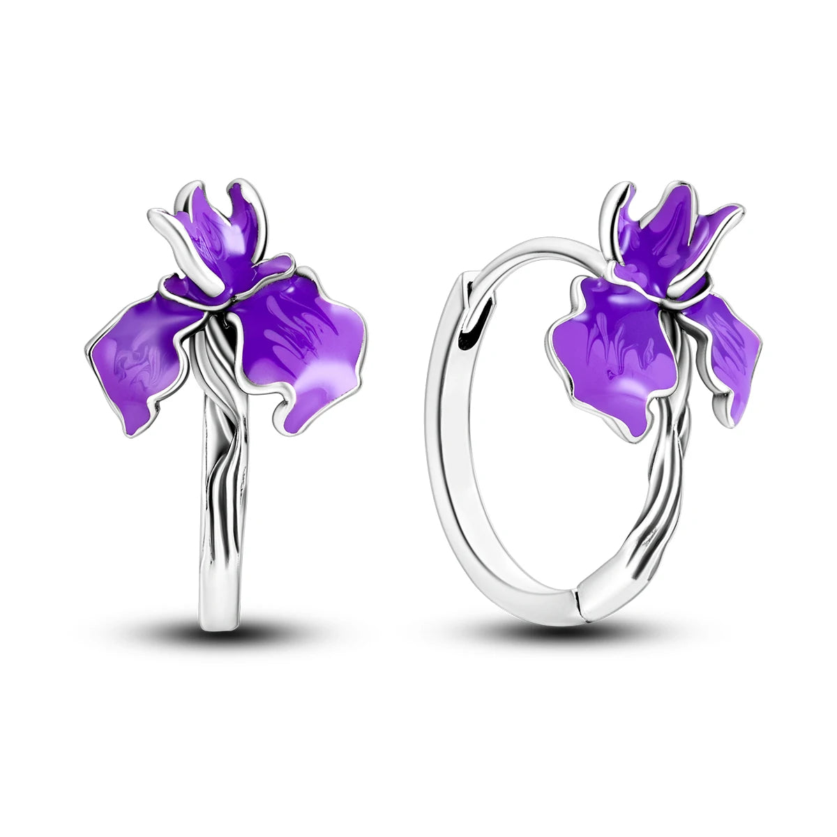 Creolen aus 925er Silber für Damen, Pendientes, Mond, Sonne, Original-Ohrringe, Modeschmuck