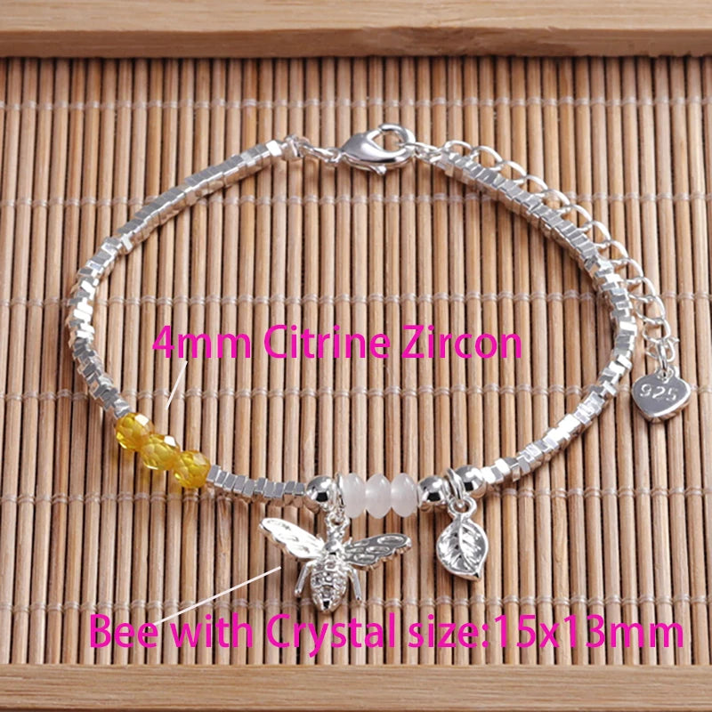 Panjbj sterling silber linie extrem feines armband für frauen lieben haert perle koreanisch ins süßes schmuck geschenk drops hipping
