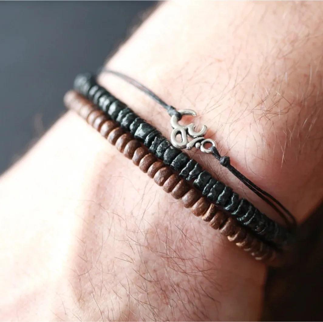 Schwarzes Turmalin, Hämatit, Rosenquarz & Lepidolith Armband/Heilung, Depression, Angst, Schutz, Empath Armband