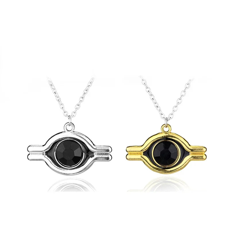 Anime Yu-Gi-Oh Halskette YGO Puzzle YuGiOh Yugi Millennium Pyramide Anhänger Schlüsselanhänger für Frauen Männer Ägyptisches Auge des Horus Schmuck