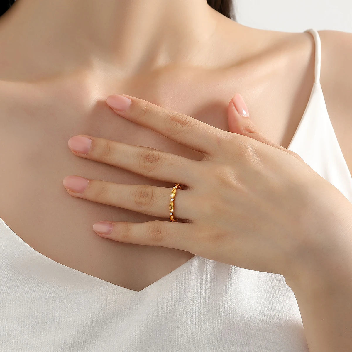 Volle Moissan ite 18 Karat Gold Ringe au750 für Frauen Hochzeitstag klassisches Verlobung geschenk mit Zertifikat