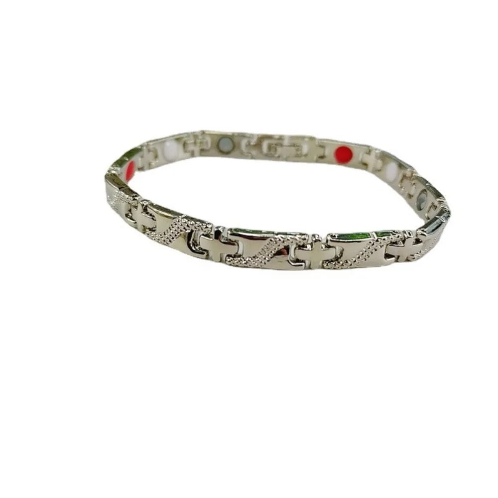 Twisted Pattern Magnet armband für Frauen Magnete Armbänder Armreifen für Frauen Männer Pulse ras Acero inoxidable Para Mujer браслет