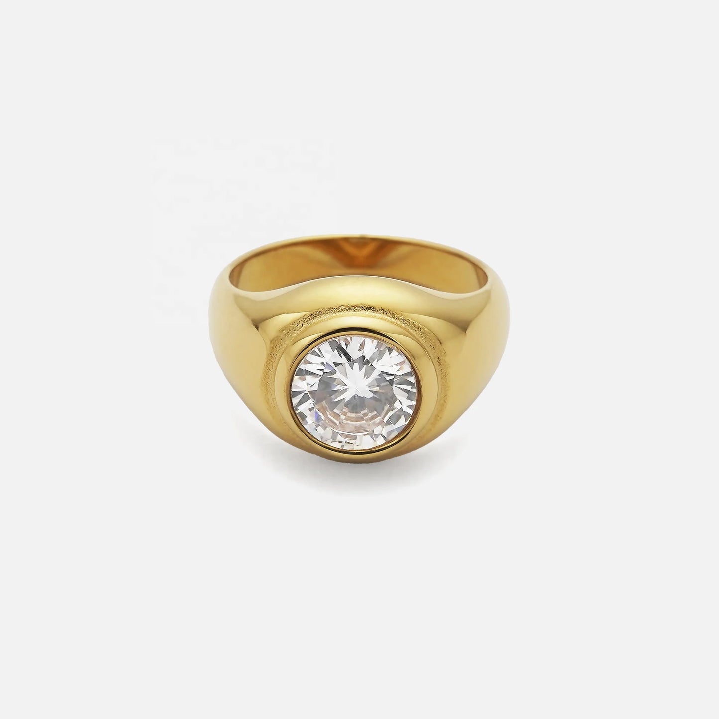 DASEIN Sommer Neue Gypsy Lines Einzigartige Zirkon Ring für Frauen 18k Gold Überzogene Edelstahl Minimalistischen Tänzerin Schmuck Ringe set