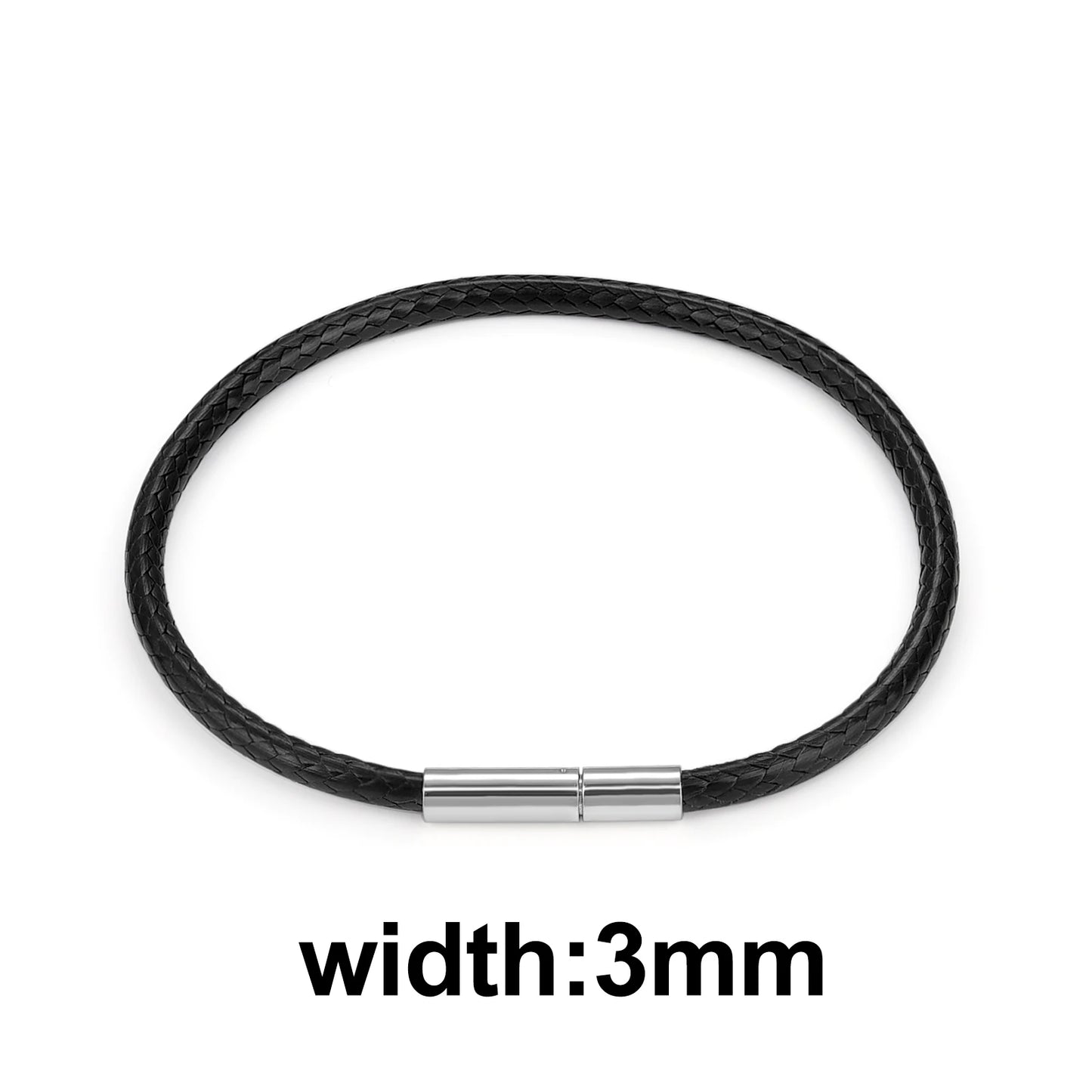 Mode handgemachte Leder gewachste Schnur Armbänder Glück Seil Armband & Armreifen für Frauen Männer Wachs Schnur Faden Armbänder