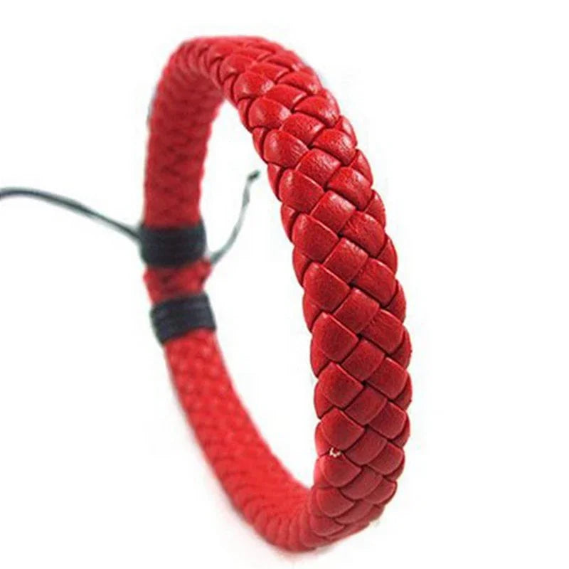 SUMENG 2024 Neue Unisex Seil Handgewebte Mode Armband Surfer Multi-farbe Manschette Einstellbar Einfache Leder Armreif Schmuck geschenke