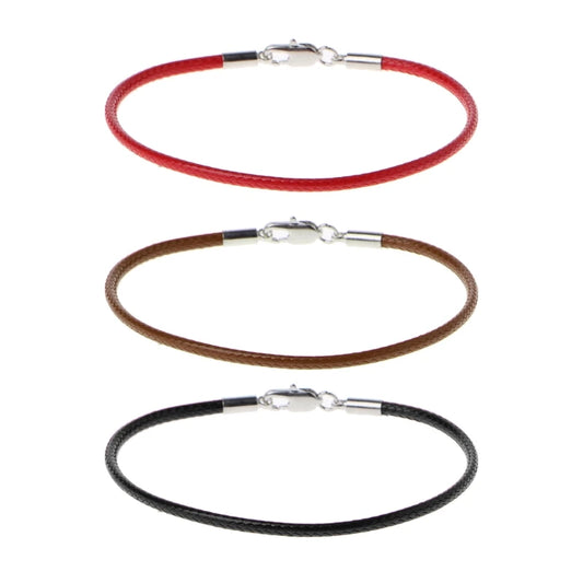 Mode Armband für mit Hummer verschluss Kabbala Armband geflochtenes Leder armband