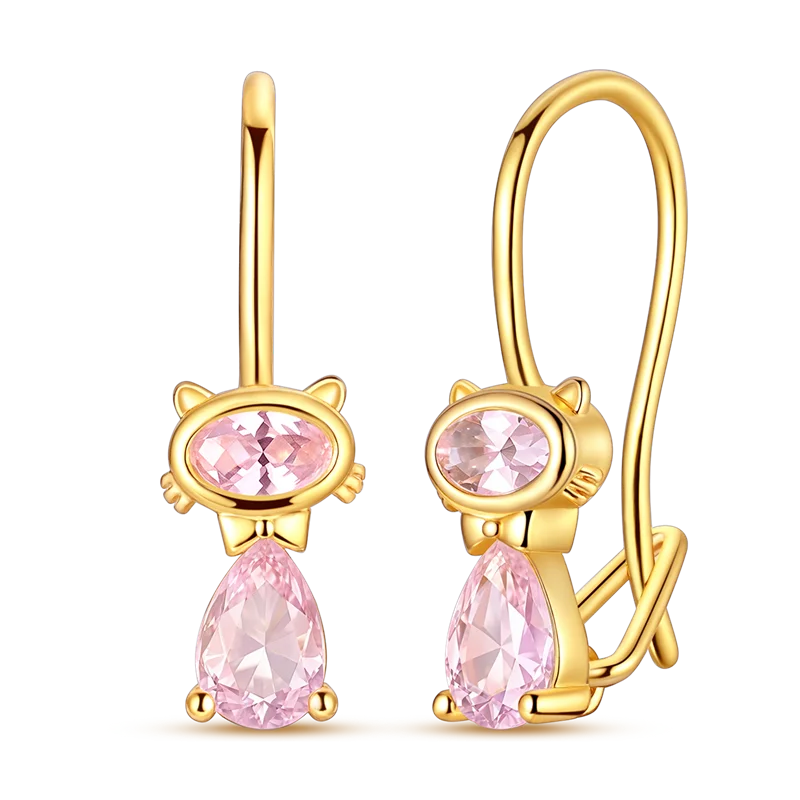 Ohrringe aus 925er-Sterlingsilber, Goldserie, U-förmige Creolen, passend für Original-925-Charms für Frauen und Mädchen, Party, edler Schmuck