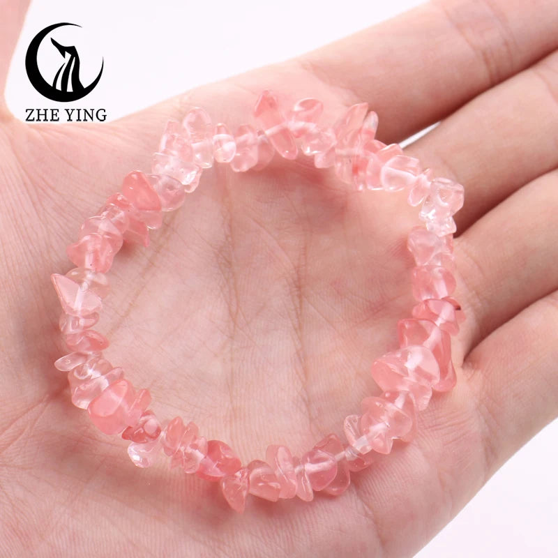 Zhe Ying Malachit-Stein-Perlen-Armband, 5–8 mm, kleiner natürlicher Edelstein, Stretch-Armband für Damen, modisch, günstiger Schmuck, Geschenk