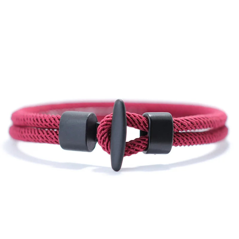 51Luckind Einfache Design Milan Seil Armband Handgemachte Männer Frauen Outdoor Survival Armband Für Camping Armband Gewinde Schmuck