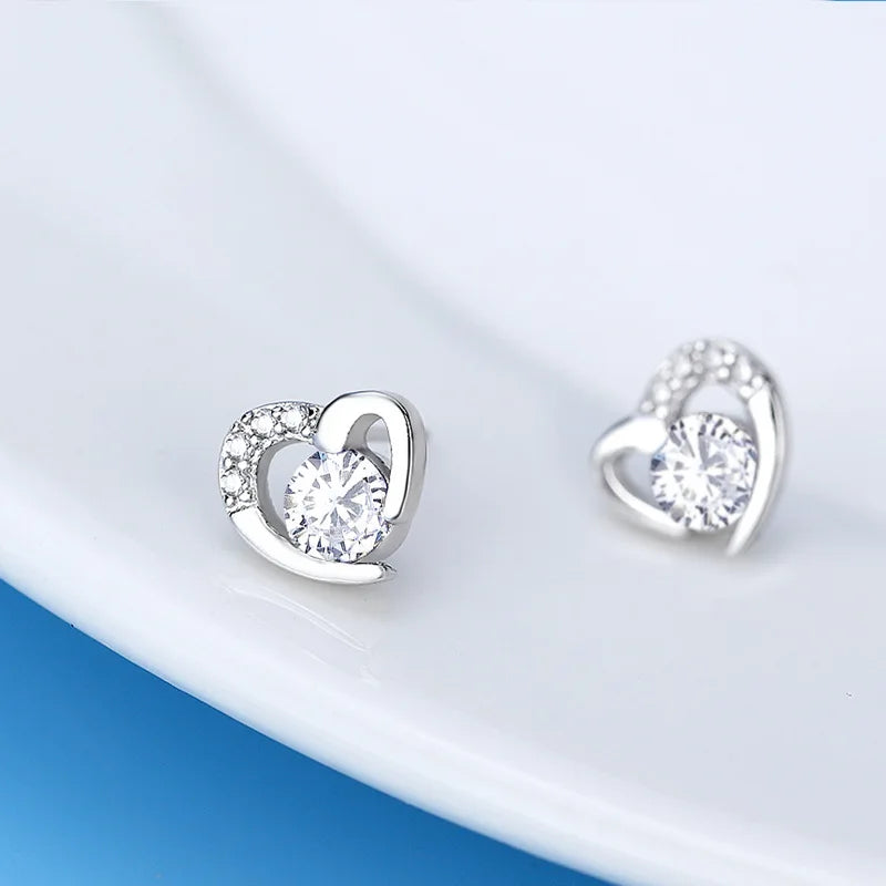 Stern-Ohrstecker aus 925er-Sterlingsilber, AAA-Zirkon, hohe Qualität für Damen, Ohrring, Hochzeit, Modeschmuck, Accessoires, Party-Geschenk